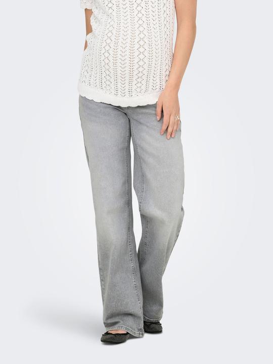 Actual product image Only Maternity OLMJUICY Hohe Taille Weiter Beinschnitt Jeans Jeans mit weitem Bein (XS)