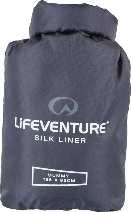 Immagine prodotto Lifeventure Fodera per sacco a pelo in seta, mummia (grigio) (185 cm)