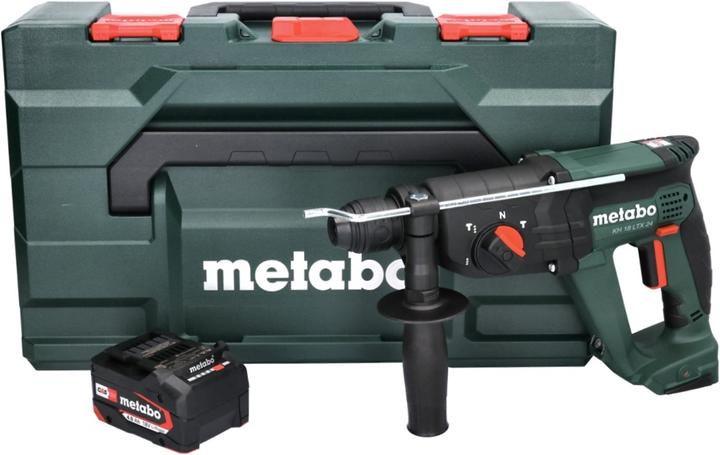 Actual product image Metabo KH 18 LTX 24 Battery combi hammer 18 V 2.1 J SDS plus + 1x rechargeable battery 4.0 Ah + metaBOX - (Rechargeable battery operated)