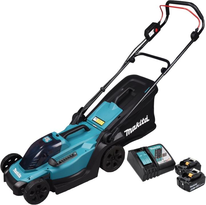 Produktbild Makita DLM 330 RG2 Akku Rasenmäher 18 V 33 cm 30 l + 2x Akku 6,0 Ah + Ladegerät (Akkubetrieb)