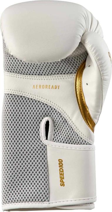 Produktbild adidas Boxhandschuhe Speed 100, ADISBG100 weiss/gold (16 OZ)