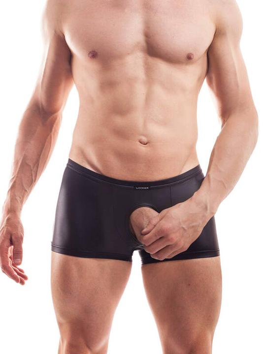 Wojoer Ouvert Leather Pants