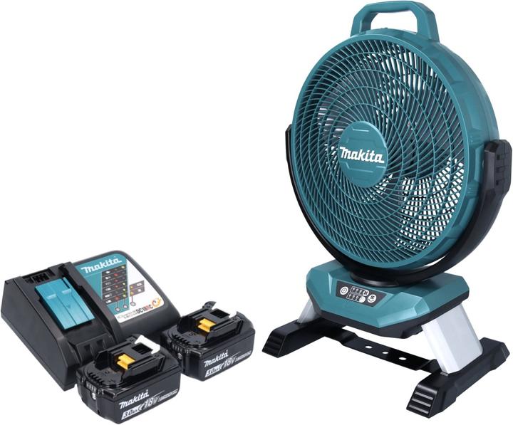 Produktbild Makita DCF 301 RF Akku Ventilator Lüfter 18 V 33 cm + 2x Akku 3,0 Ah + Ladegerät