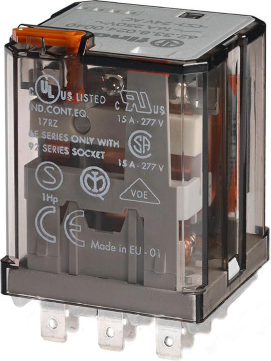 Produktbild Finder 62.33.8.230.4000 Steckrelais 230 V/AC 16 A 3 Wechsler 1 St.