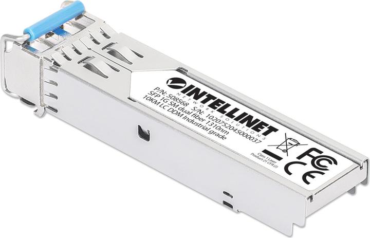 Image du produit Intellinet Émetteur-récepteur industriel Gigabit SFP Mini-GBIC pour câble à fibre optique