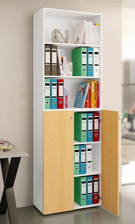 Produktbild VCM Büroschrank Aktenschrank Regal Lona 6f (70 x 40 x 220 cm)