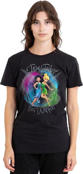 Actual product image Disney Interactive Studios Unisex Adult True Talent Within Tinker Bell & Silvermist T-Shirt (XXL)