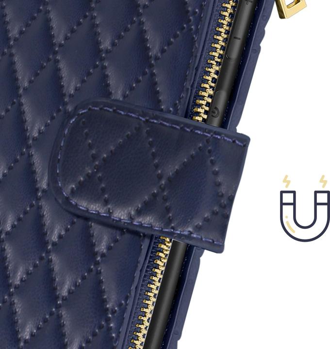 Produktbild Avizar Quilted Charm Wallet Cover Series (Samsung Galaxy S24 Ultra)