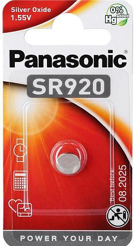 Actual product image Panasonic SR920EL1B Button cell 371 (SR920)