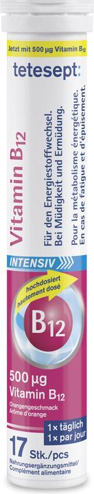 Tetesept Vitamin B12 (17 Stück, Brausetablette, 129 g)
