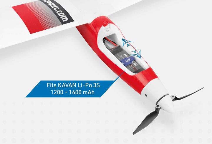 Immagine prodotto Kavan Falcon 1800mm ARF rosso (Aliante)