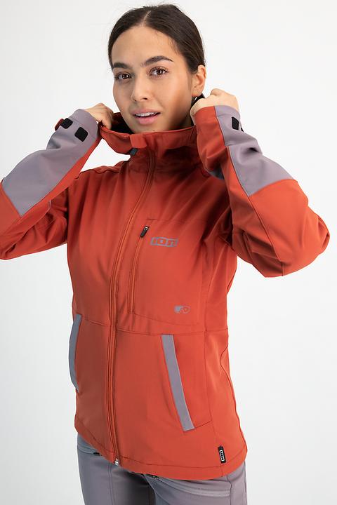 Produktbild ION Bike Jacket Shelter 2L Softshell women - spicy-red (36, S)