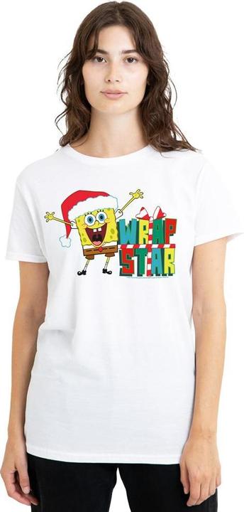 Produktbild Spongebob Squarepants Wrap Star At Christmas TShirt (L)