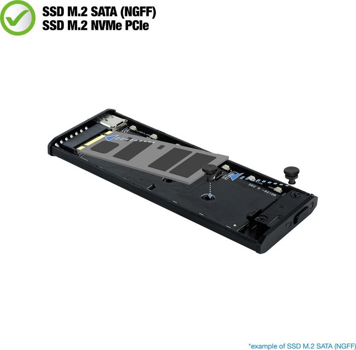 Actual product image Tooq Technology Shinobi (M.2 2280)
