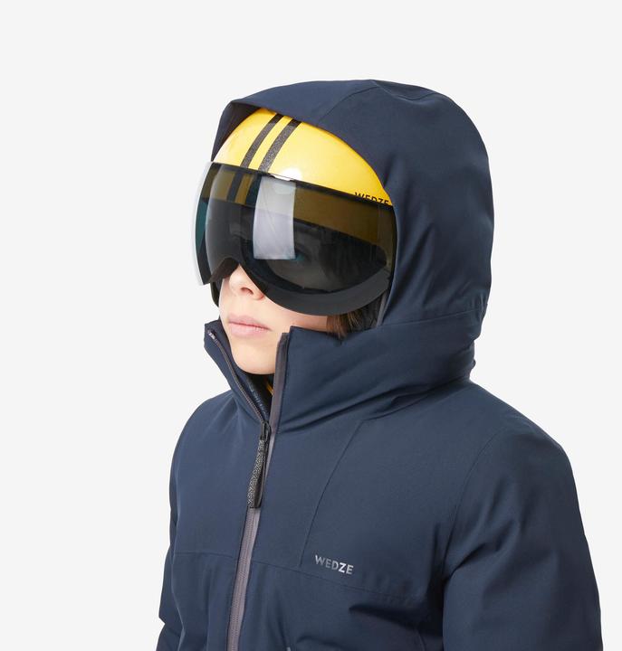 Produktbild Wedze Skijacke Kinder wattiert warm und wasserdicht - 500 blau (164)