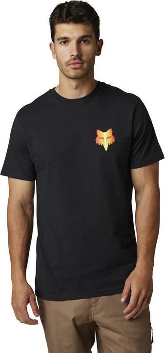 Fox Tee 22 Dkay Ss Prem Blk M (M)