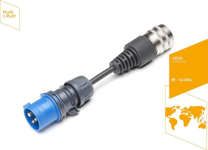 Produktbild Juice Technology Juice Booster Adapter Industriestecker (CEE16 blau, 3.70 kW, 16 A, 0.50 m)