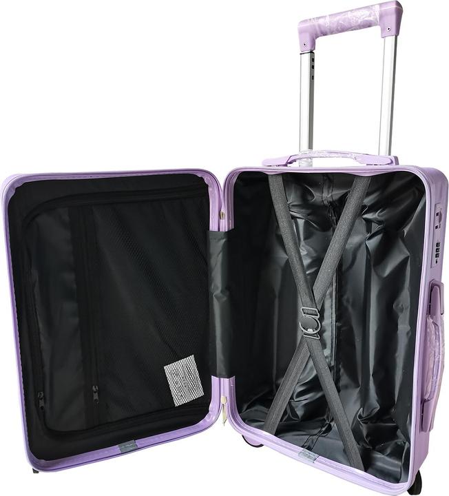 Immagine prodotto NTK-Collection Hartschalenkoffer 2er-Set Leandra Lila (80 l, M (50 - 90l), L (90 - 115l))