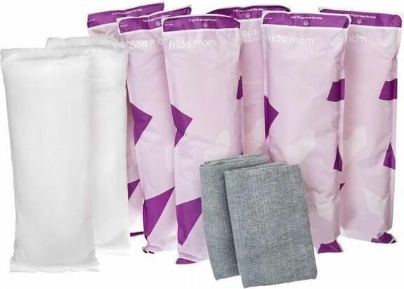 Produktbild Frida Mom Cold Pads Poporodowe wkładki chłodzące 8szt + majtki jednorazowe 2szt (8 x)
