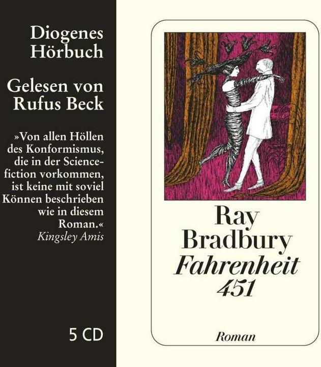 Produktbild Fahrenheit 451 (Deutsch, Rufus Beck, Ray Bradbury, Fritz Güttinger, 2008)