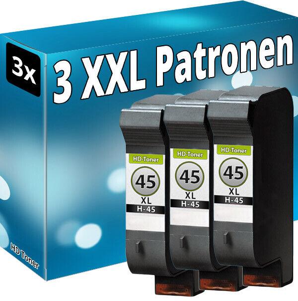 Immagine prodotto Druckfuxx 3xREFILL für HP 45 DeskJet 980cxi 1280 960c 970cse 990 cse cxi OfficeJ