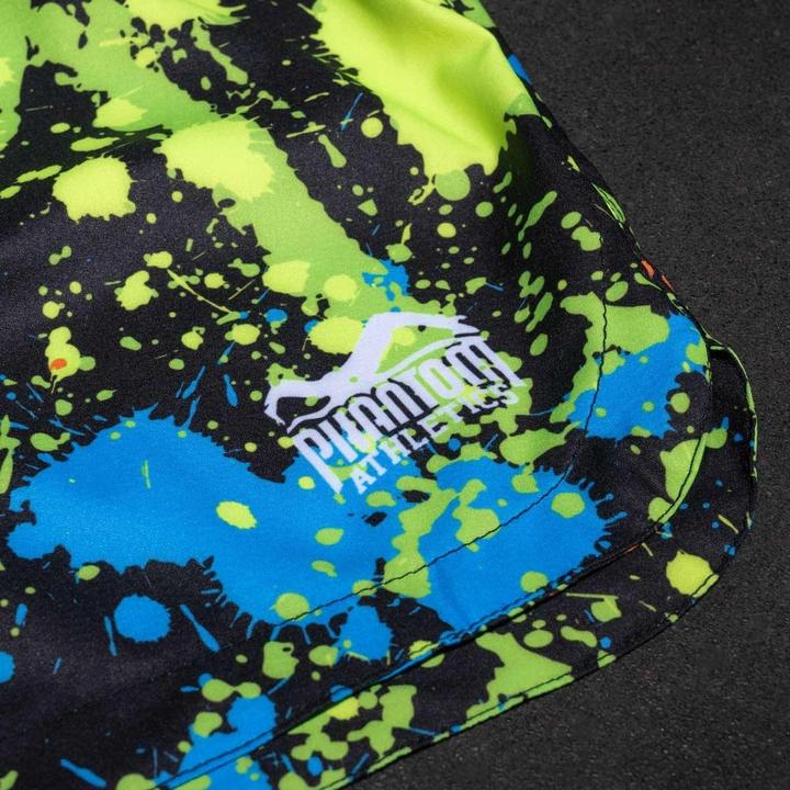 Produktbild Phantom Athletics Fightshorts FUSION Splatter /Neon (XL)