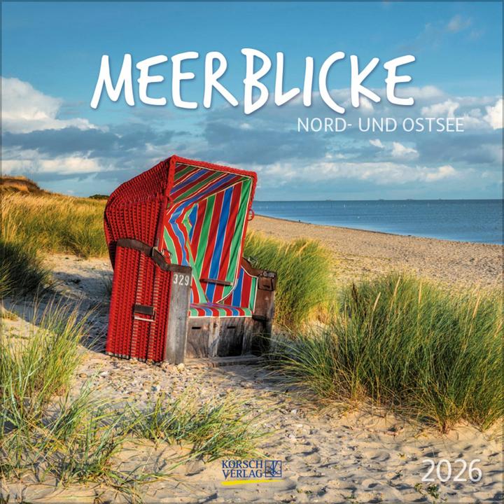 Actual product image Meerblicke - Nord- und Ostsee 2026 (30 x 30 cm, Hardcover, French, English)