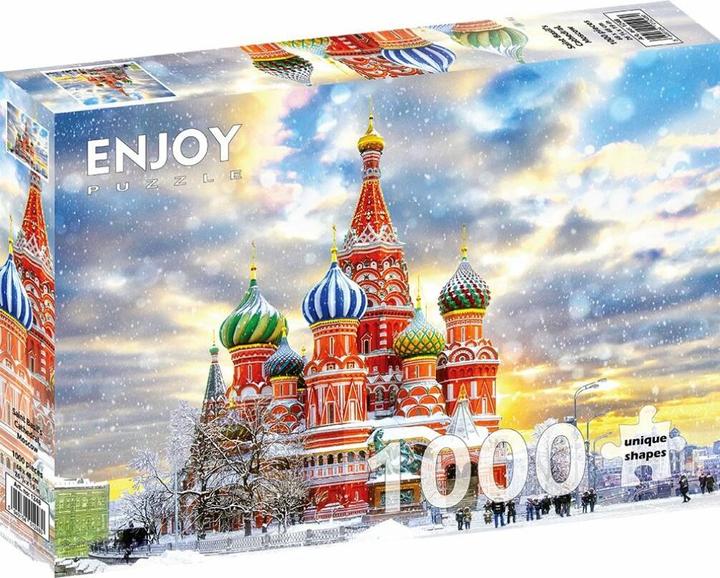 Produktbild Enjoy Puzzle ENJOY-1248 - Basilius-Kathedrale, Moskau, Puzzle, 1000 Teile (1000 Teile)