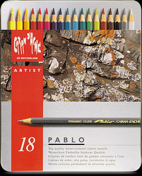 Image du produit Caran d'Ache Pablo Metallschachtel (Multicolore, 18 x)