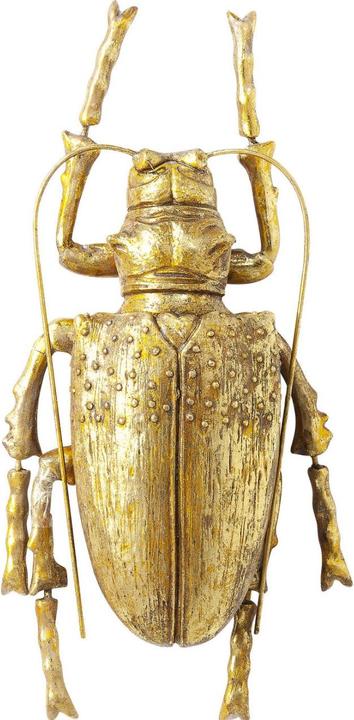 Kare Design Wall Decoration Longicorn Beetle Gold