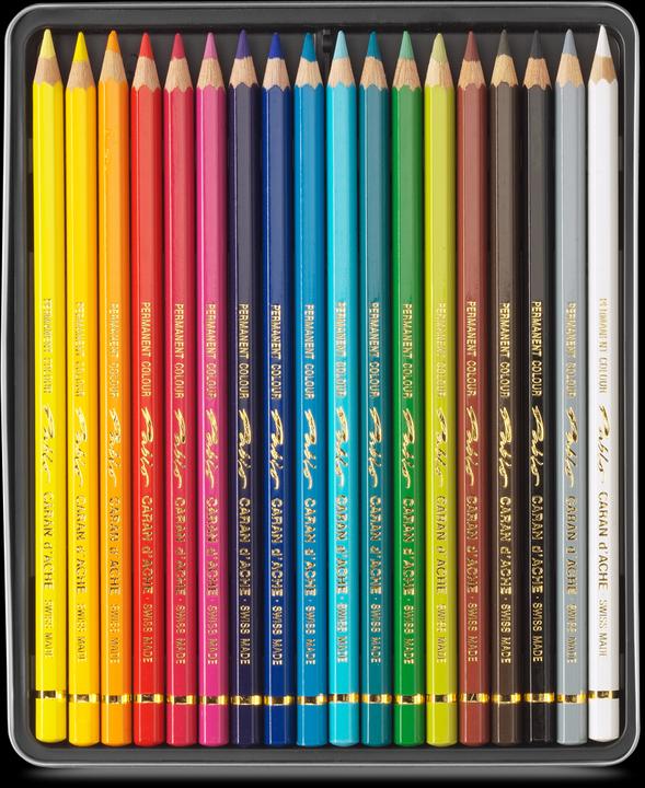 Image du produit Caran d'Ache Pablo Metallschachtel (Multicolore, 18 x)