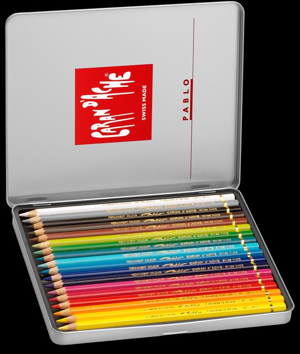 Image du produit Caran d'Ache Pablo Metallschachtel (Multicolore, 18 x)