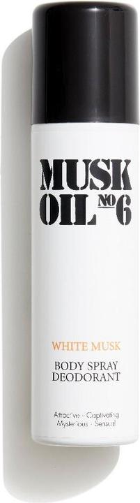 Gosh Moschusöl Nr. 6 Weisser Moschus Anti-Transpirant Deodorant Spray für Männer - 150 ml (Spray, 150 ml)
