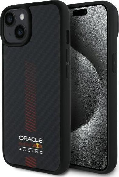 Produktbild Red Bull RBHMP14S24CFGSMK iPhone 14 6.1" hardcase black Carbon Fiber Power Bar MagSafe (Apple iPhone 14)