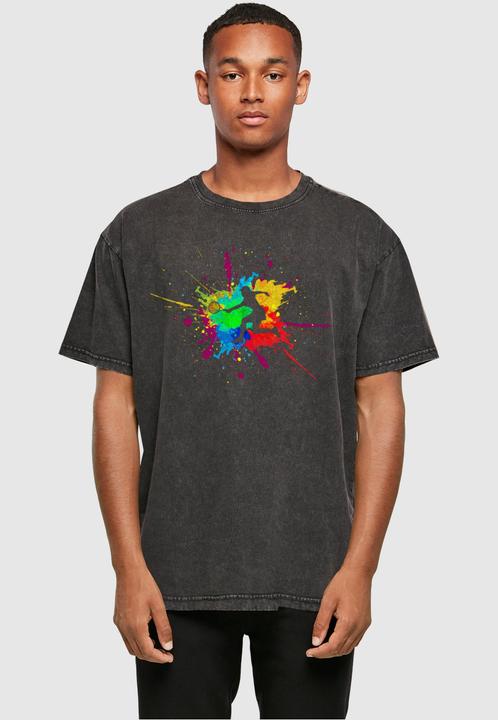 Immagine prodotto Merchcode Maglietta oversize Colour Splash Player lavata con acido - 117937 (L)