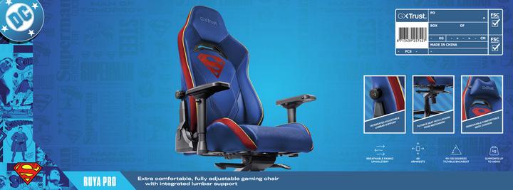 Actual product image Trust Gxt721sm Ruya Pro Gamingstuhl Blau