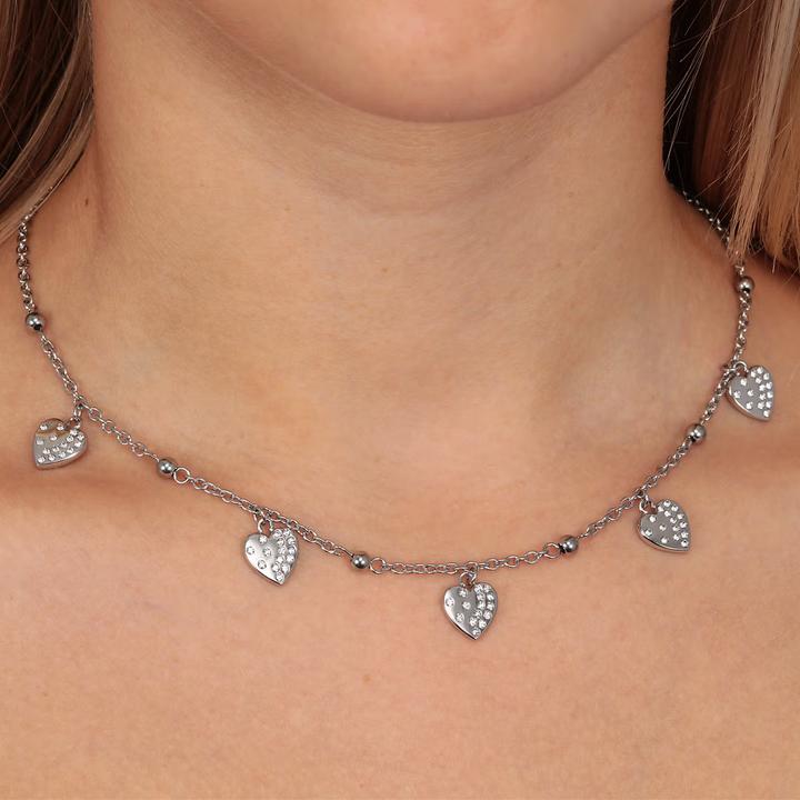 Immagine prodotto Morellato Collo Passioni + Cristallo Bianco (Acciaio inossidabile, 38 - 45 cm)