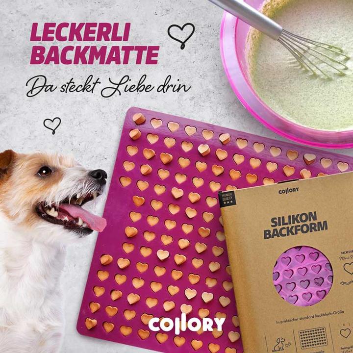 Produktbild Collory Backmatte für grosse Hundeleckerlis Halbkugel (2 cm)