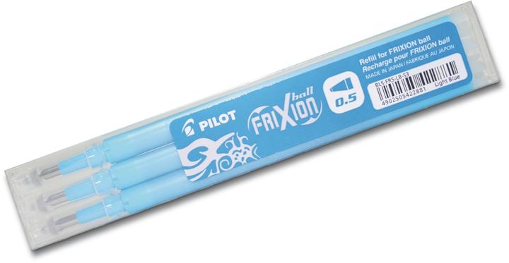 Actual product image Pilot Frixion Ball refill 0,3mm (Gel mine, Light blue, 0.30 mm)