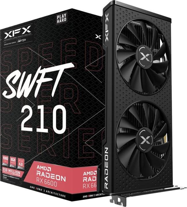 Actual product image XFX Radeon RX 6600 Speedster (8 GB)
