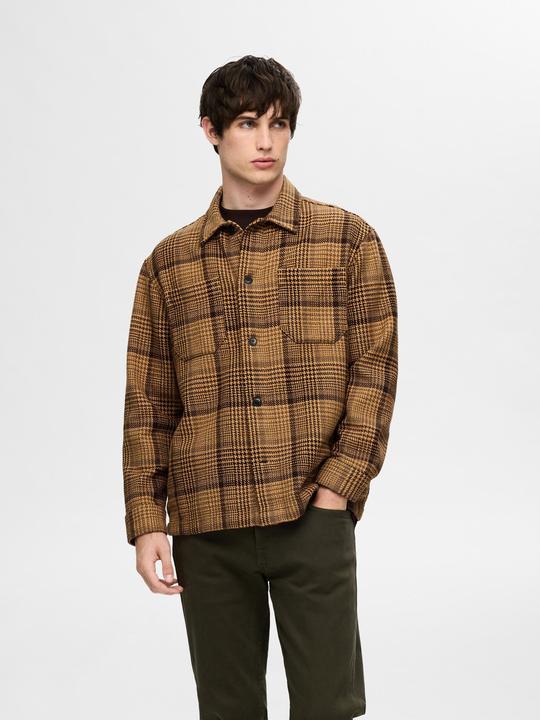 Actual product image Selected Homme Plaid overshirt (S)
