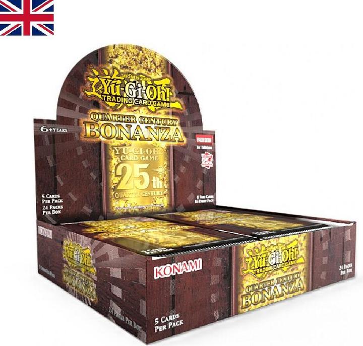 Image du produit Yu-Gi-Oh Quarter Century Bonanza Booster (Anglais, Affichage du booster)