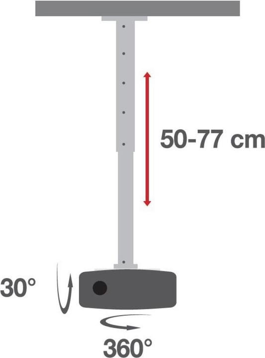 Actual product image Techly Ceiling mount ICA-PM-104MW (Ceiling)