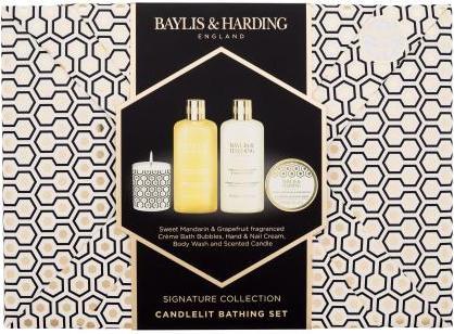 Image du produit Baylis & Harding Collection Signature Mandarine & Pamplemousse Douceur Set de bain à la bougie (Set soin du corps)
