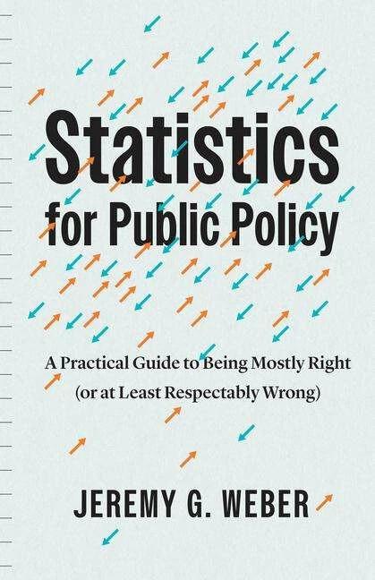 Produktbild Statistics for Public Policy (Englisch, Jeremy G. Weber)