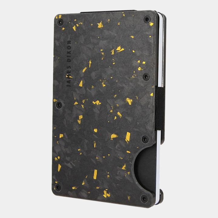 Image du produit James Dixon Carbone forgé - Noir Jaune Mat - Money Clip