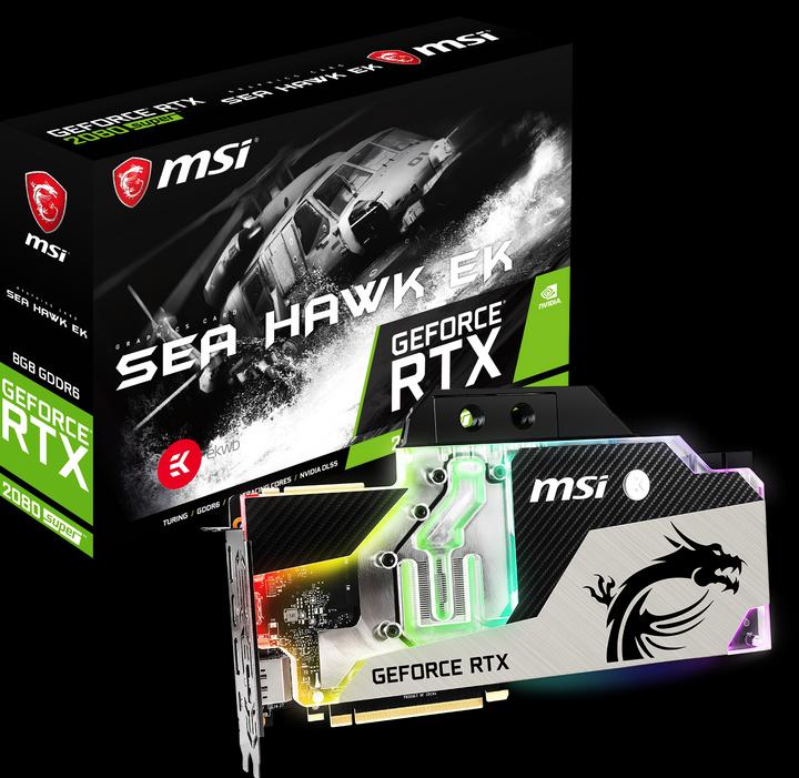 Produktbild MSI GeForce RTX 2080 SUPER SEA HAWK EK X (8 GB)
