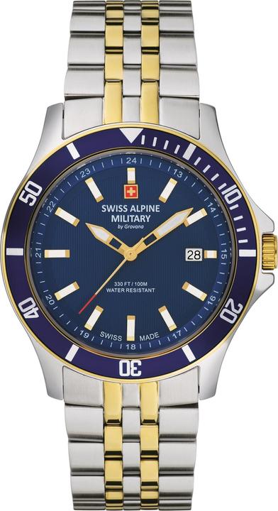 Immagine prodotto Swiss Alpine Military Collezione CHALLENGER - Orologio svizzero al quarzo (Fatto in Svizzera, 42 mm)
