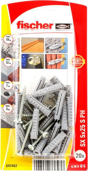 Fischer Tassello in nylon (20 pz.)