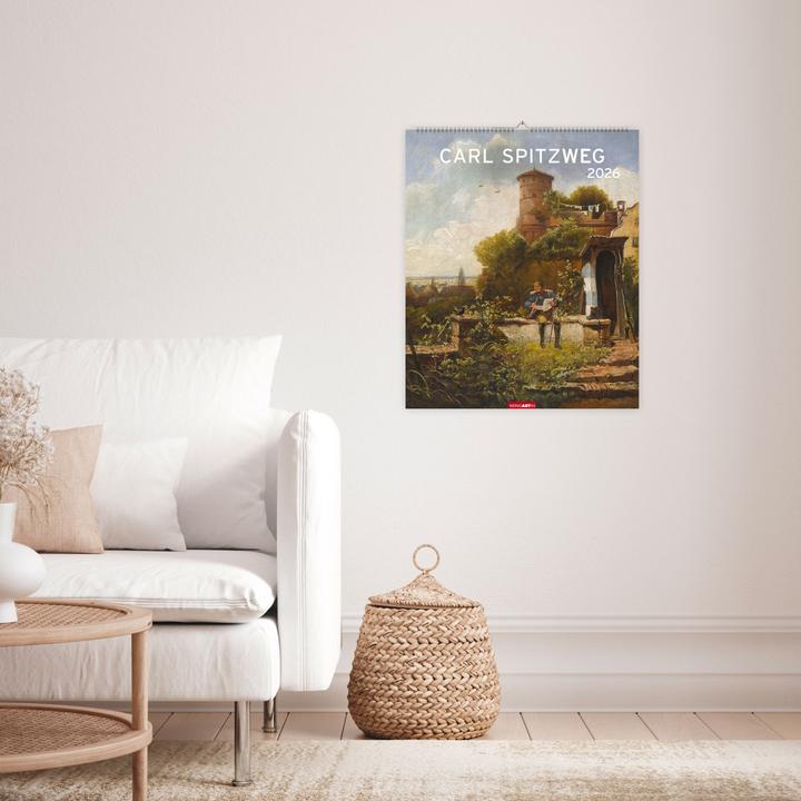 Produktbild Carl Spitzweg Edition Kalender 2026 (46 x 55 cm, Deutsch)